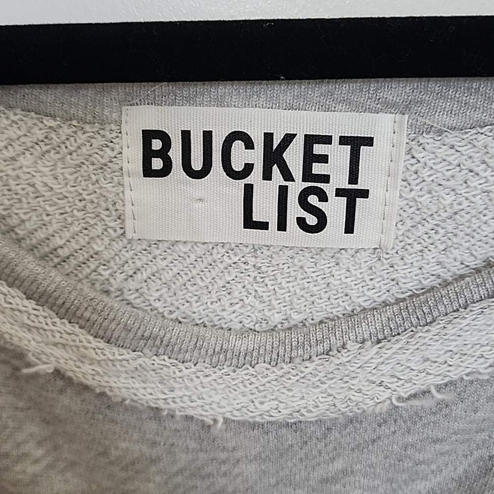 BUCKET LIST Gray Sweatshirt - Picture 2 of 9